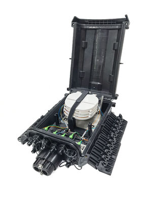 กล่องกระจายใยแก้วนำแสง IP68 16 พอร์ต พร้อมฝาปิดรอยต่อ 48 คอร์ สำหรับเครือข่าย FTTH